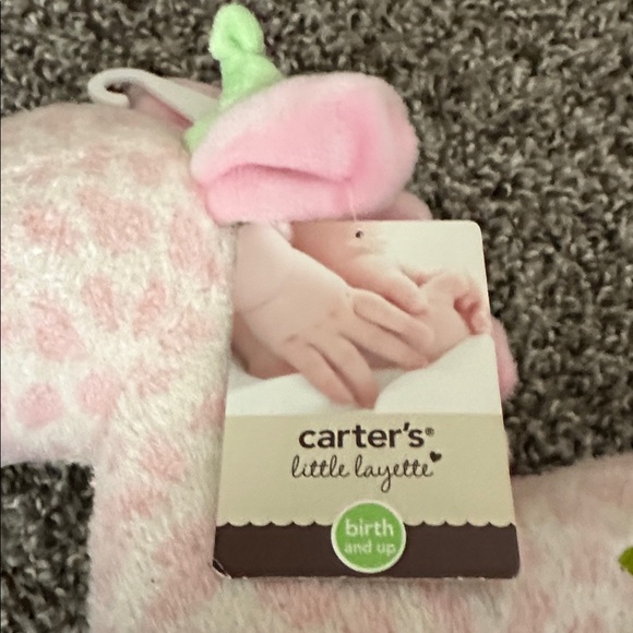 Carter's Musical Giraffe pink baby plush Stuffed Animal - Picture 8 of 8